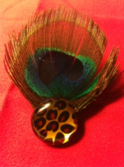 upcycled brooch